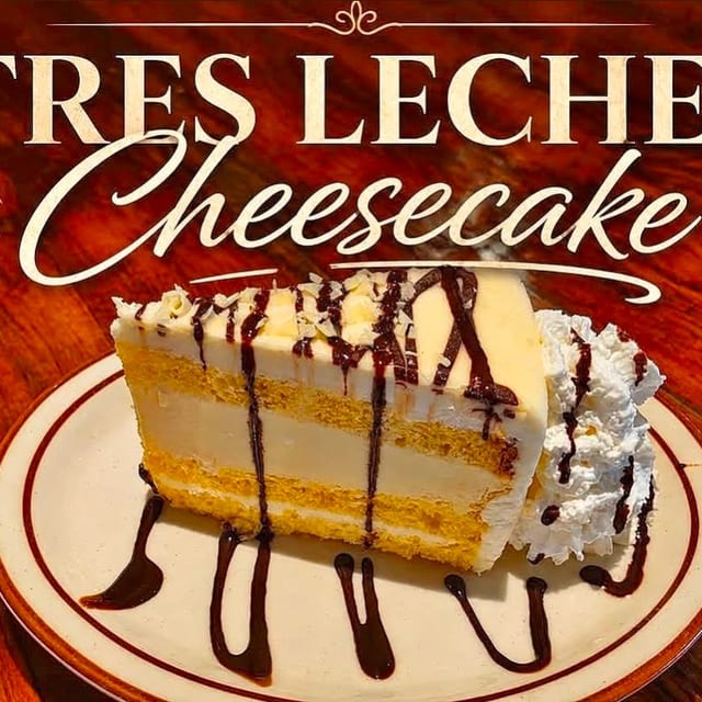 Tres Leches Cheesecake.